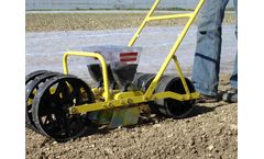 Terradonis - Model JP-3 - 2 to 4-Row Hand Seeder for Vegetable or Flower Seed Planting