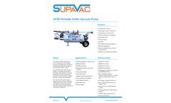 SupaVac - Model SV30 - Portable Solids Pump - Spec Sheet