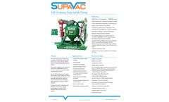 SupaVac - Model SV510 - Heavy Duty Solids Pump - Brochure