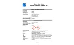 Spartan - Model BNC-15- 485602 - Non-Acid Disinfectant Cleaner - SDS
