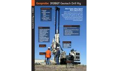 Geoprobe - Model 3135GT - Geotechnical Drill Rig - Brochure