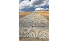 Vegetated Concrete Block Mat for Landfills