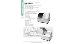 Shinova - Model Chemo 120V - Tabletop Full-automatic Veterinary Chemistry Analyzer - Brochure