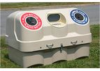 Fibrex - Model Profile 6 - Six-Compartment Recycling Station