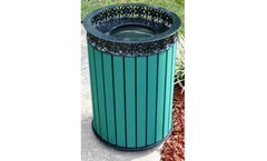 Fibrex - Model A-030-25 - Envirodesign Recycled Plastic Lumber Specialty Receptacles