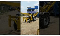 POLE errection crane & augur TAMIL NADU call 9884999016 - Video