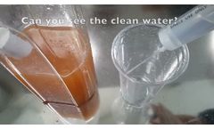 Portable Water Purifier | Wellspring-S | Filtering Test