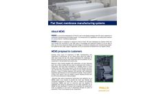 Flat Sheet Membrane Manufacturing Systems - Catalog