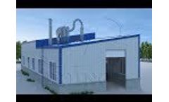 Cassava flour processing plant design cassava flour production process