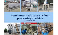 Henan Jinrui - Model 1 - Cassava flour processing line cassava grinding machine