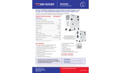 Air-Rover - Model APS2000AB-4 - Self-Contained Portable Base Model Air Protection Systems - Brochure