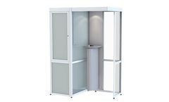 QleanAir - Model S30 - Open Stand Alone Smoking Cabin