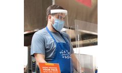 Deflecto - Model PFMD100F - Anti-Fog Disposable Personal Face Shield with Foam