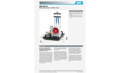 Gunt - Model HM 150.19 - Hydraulic Turbines - Brochure