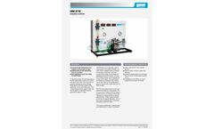 Gunt - Model HM 270 - Impulse Turbine - Brochure