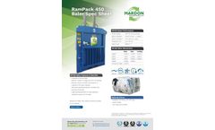 Mardon - Model RamPack 450 - Mill-Size Vertical Baler   - Brochure