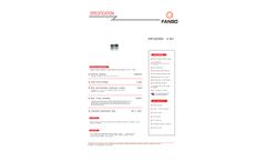 Fanso ER14250H 3.6V Bobbin Type 1/2AA Size Battery Capacity - Data Sheet