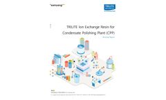 Technical Report - Ion Exchange Resin for Condensate Polishing Plant (CPP)