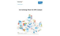 Technical Report - Ion Exchange Resin for BPA Catalyst