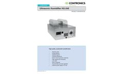 Contronics - Model HU-245 - Ultrasonic Humidifier - Brochure