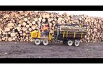 Kinetic forward logs from mining area. - Video