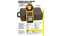 Omega - Model HHF92A - Rotating Vane Handheld Anemometer - Brochure