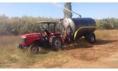 Liquid Manure Spreader Trailer 10 NOZUL - Video