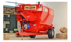 Özsan - Model R6 - Double Horizontal Auger Livestock Feed Mixer