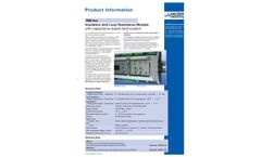 Lancier - Model RM-Iso - Insulation and Loop Resistance Module- Brochure