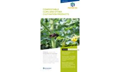 Mater-BI - Compostable Clip - Brochure