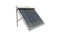 GreenTechSolar - Model GTHC - Half Collector Solar Water Heater