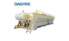 Dajiang - Model DAF - Anatomy DAF Unit Dissolved Air Flotation System OEM Wastewater Treatment