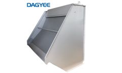 Dajiang - Model HS - V-shaped SS Static Screen Wedge Wire Flat Screen Filter Mesh Koi Pond