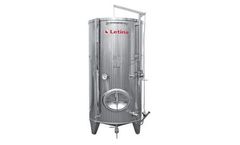Letina - Model PZP - Stainless Steel Variable Capacity Tank
