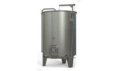 Škrlj - Model FK2S 1350 D1110 H1500 0/ATM - Open Pump-Over Fermenter with Double Jacket
