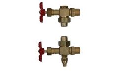 ADG - Model 292 - Brass Water Gauge with Needle Valve