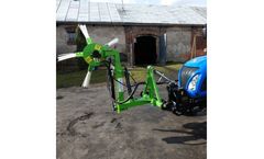 One-Sided Hydraulic Sweeper for the Orchard
