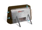 ALVÉODRAIN - Model F - Drainage System for Building and Civil Engineering Applications