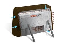 ALVÉODRAIN - Model F - Drainage System for Building and Civil Engineering Applications