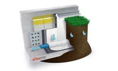 SOMDRAIN - Model RT5  - Foundation Protection and Drainage System