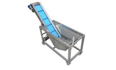 Zambelli - Model VLE and VLE-F - Washing Tank with Belt Conveyor