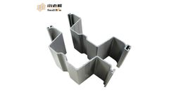 SmallBoss - Model U 718 - PVC sheet piles, vinyl sheet piles for flood protecting