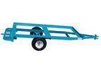 Western-Square - Model N101 - Narrow Row 2-Bin Trailer
