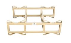 Western-Square - Double Bar Wine Barrel Rack