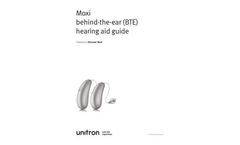 Moxi Move - Model R - Receiver-in-Canal (RIC) Device- Brochure