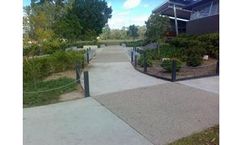 Plasmar - Square Profile Chamfered Bollards for School Fencing