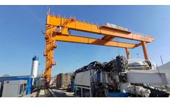 How to Build a Foundation for a Rail Mounted Gantry Crane in a Cold Region 