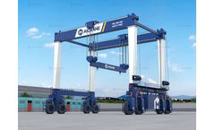 Turning Radius and Steering Modes of Rubber Tyred Gantry Cranes