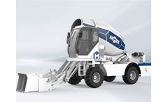Using the 18m³/h Self Loading Concrete Mixer AS-4.5 Model for Large-Scale Industrial Projects in UAE