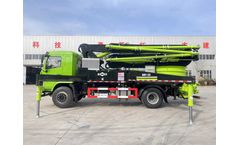 How Do Stationary Concrete Pump and Small Concrete Pump Truck Work Together for Villa Complex Construction